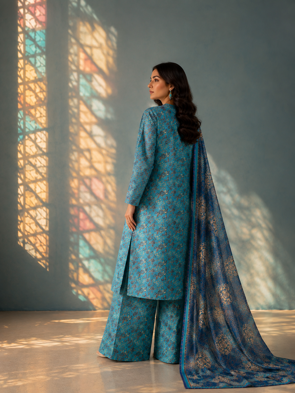 Digital cotton 3-piece suite