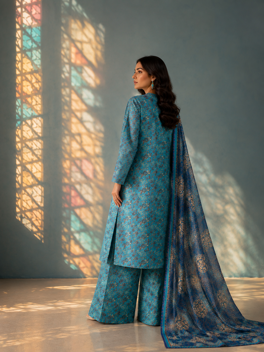 Digital cotton 3-piece suite