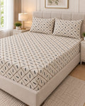 Ivory Lattice - Fitted bed sheet